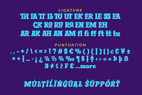 Bleqcki - Serif Display Font twinletter 