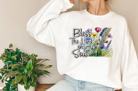 Bless The Lord Oh My Soul Png - Christian Sublimation Design Downloads, Bible Verse Png, Scripture Png, Christian Png, Religious Png Sublimation Jagonath Roy 