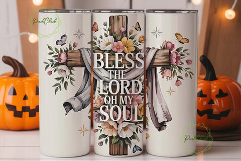 Bless the Lord Tumbler Wrap Sublimation PixelChick 