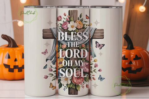 Bless the Lord Tumbler Wrap Sublimation PixelChick 