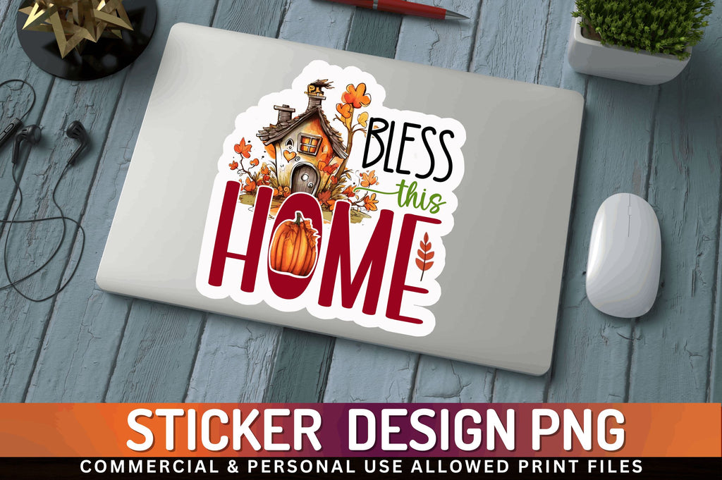 Bless this home Sticker Design - So Fontsy