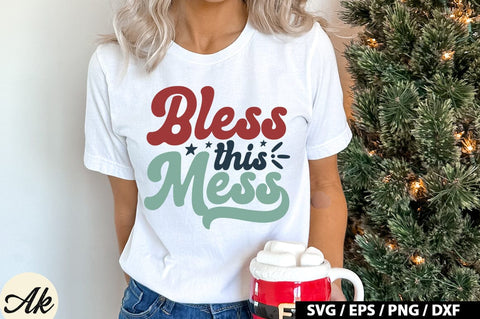 Bless This Mess SVG Design SVG akazaddesign 