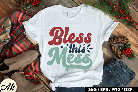 Bless This Mess SVG Design SVG akazaddesign 