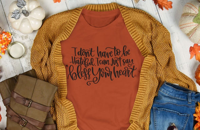 Bless Your Heart | Hateful | Southern SVG | Southern Quote SVG SVG Ikonart Design Shop 
