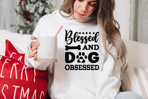 Blessed and dog obsessed-01 SVG Angelina750 