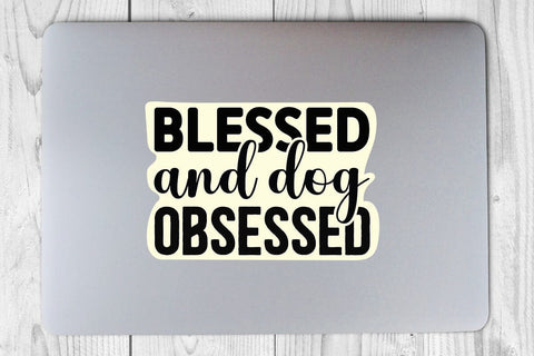 Blessed and dog obsessed-01 SVG Angelina750 