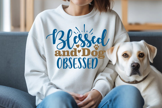 Blessed and Dog Obsessed SVG orpitasn 