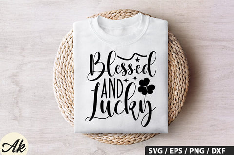 Blessed and lucky SVG Design SVG akazaddesign 