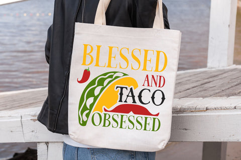 Blessed and taco obsessed SVG design SVG Regulrcrative 