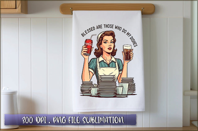 Blessed are those who do my dishes Sublimation Sublimation Shetara Begum 