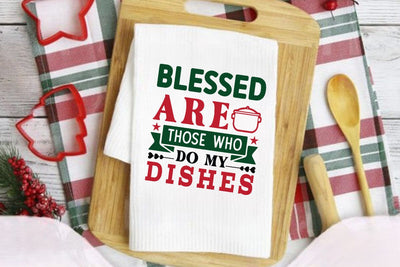 Blessed are those who do my dishes SVG Angelina750 