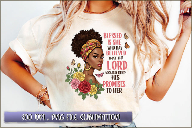 Blessed Black Woman Sublimation Sublimation Shetara Begum 
