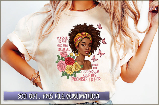 Blessed Black Woman Sublimation Sublimation Shetara Begum 