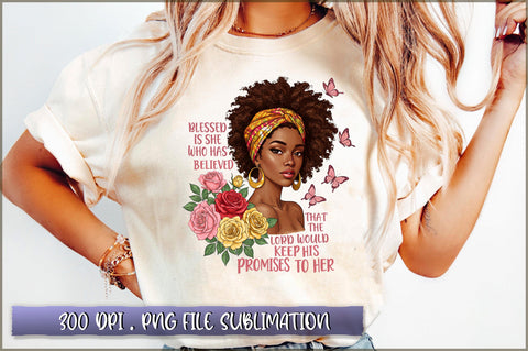 Blessed Black Woman Sublimation Sublimation Shetara Begum 