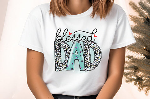 Blessed Dad PNG Design Sublimation Designangry 
