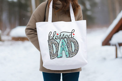 Blessed Dad PNG Design Sublimation Designangry 