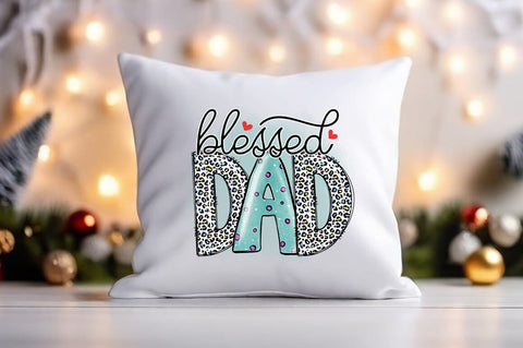 Blessed Dad PNG Design Sublimation Designangry 