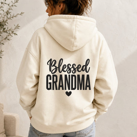 Blessed Grandma Embroidery Design – Grandma Heart Machine Embroidery File, Grandmother Gift Design Embroidery/Applique DESIGNS PatternFeed8 