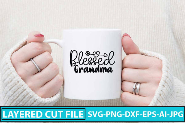Blessed Grandma SVG Cut File SVG Syaman 