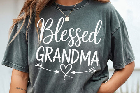 Blessed Grandma SVG, Grandma Svg, Grandmother Svg, Silhouette Cricut SVG DesignDestine 