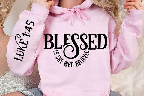 Blessed Is She Who Believed SVG Design SVG Regulrcrative 
