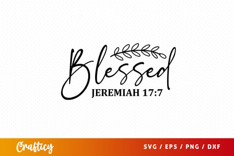 Blessed jeremiah 177 Svg Design SVG Designangry 