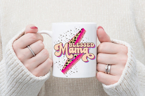 Blessed Mama - Mother's Day Sublimation Sublimation CraftLabSVG 