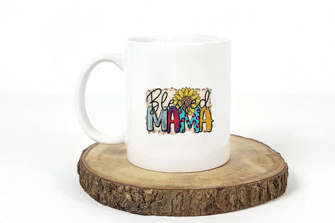 Blessed Mama - Mother's Day Sublimation Sublimation CraftLabSVG 