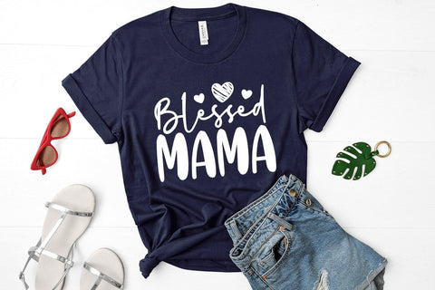 Blessed Mama - Mother's Day SVG Cut File SVG CraftLabSVG 