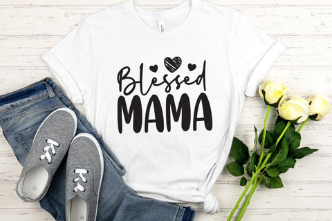Blessed Mama - Mother's Day SVG Cut File SVG CraftLabSVG 