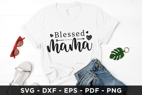 Blessed Mama | Mother's Day SVG Design SVG CraftLabSVG 
