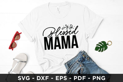 Blessed Mama, Mother's Day SVG SVG CraftLabSVG 