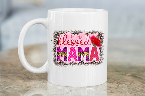 Blessed mama PNG Design Sublimation Regulrcrative 