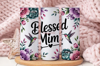 Blessed Mimi 20oz Tumbler Wrap Sublimation DesignSVG 
