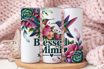 Blessed Mimi 20oz Tumbler Wrap Sublimation DesignSVG 