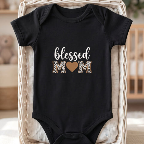 Blessed Mom Embroidery Design – Leopard Print Mama Heart Mother's Day Machine Embroidery File Embroidery/Applique DESIGNS PatternFeed8 
