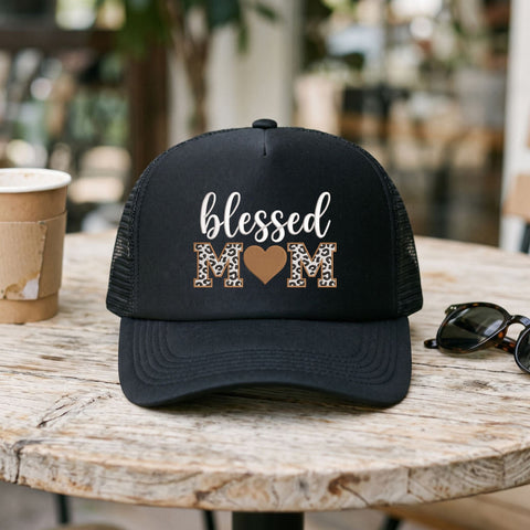 Blessed Mom Embroidery Design – Leopard Print Mama Heart Mother's Day Machine Embroidery File Embroidery/Applique DESIGNS PatternFeed8 