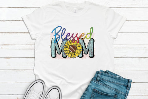 Blessed Mom PNG | Mother's Day Sublimation Sublimation CraftLabSVG 