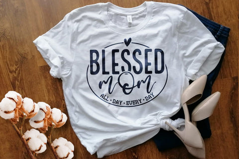 Blessed Mom Svg Png Files, Mom Svg, Mothers Day Svg, Mom Life Svg, Mom Vibes Svg, Mom Mode Svg, Mom Shirt Svg, Girl Mom Svg, Boy Mom Svg SVG DesignDestine 