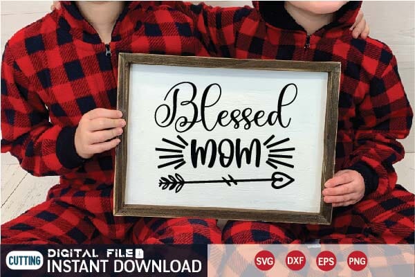 Blessed Mom svg SVG designer krishna 