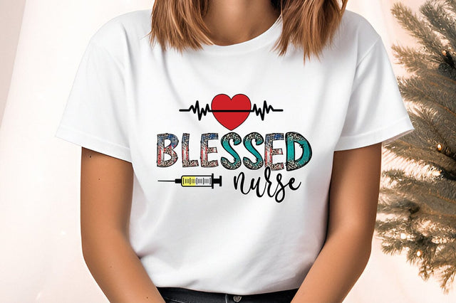 Blessed Nurse PNG Design Sublimation Designangry 