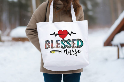Blessed Nurse PNG Design Sublimation Designangry 