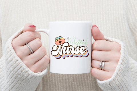 Blessed Nurse PNG Sublimation Design Sublimation CraftLabSVG 