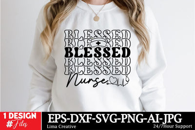 Blessed Nurse SVG Cut File, Nurse Sublimation, Nurse T-shirt Design ,Nurse SVG Clip Art , Nurse Sublimation quotes , Nurse Retro T-shirt Design SVG Insomnia Std 