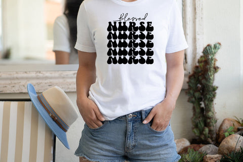 Blessed Nurse SVG Cut File SVG CraftLabSVG 