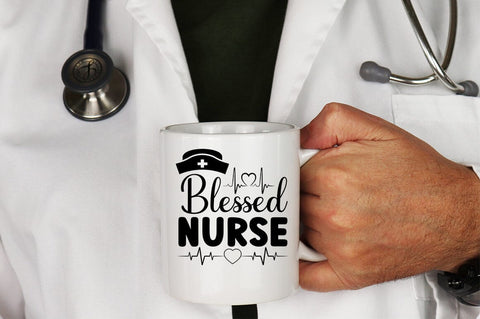 Blessed Nurse SVG Design SVG Designangry 