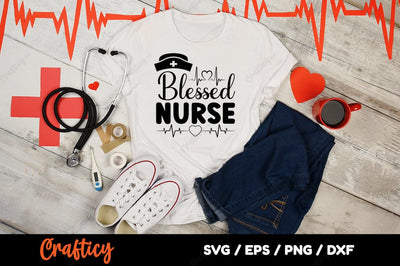 Blessed Nurse SVG Design SVG Designangry 