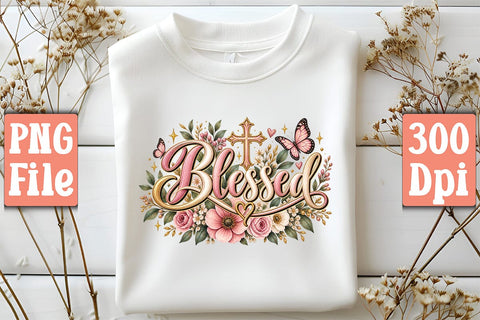 Blessed PNG Sublimation Craftlabsvg24 