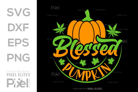 Blessed Pumpkin SVG Thanksgiving Bundle Happy Autumn Hello Fall Thanksgiving Quote PET 00921 SVG ETC Craft 