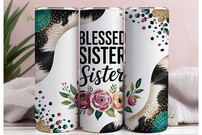 Blessed Sister Tumbler Wrap Sublimation PixelChick 